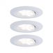 Paulmann Calla - Spot encastrable - 3 pièces - LED - Inclinable - Blanc