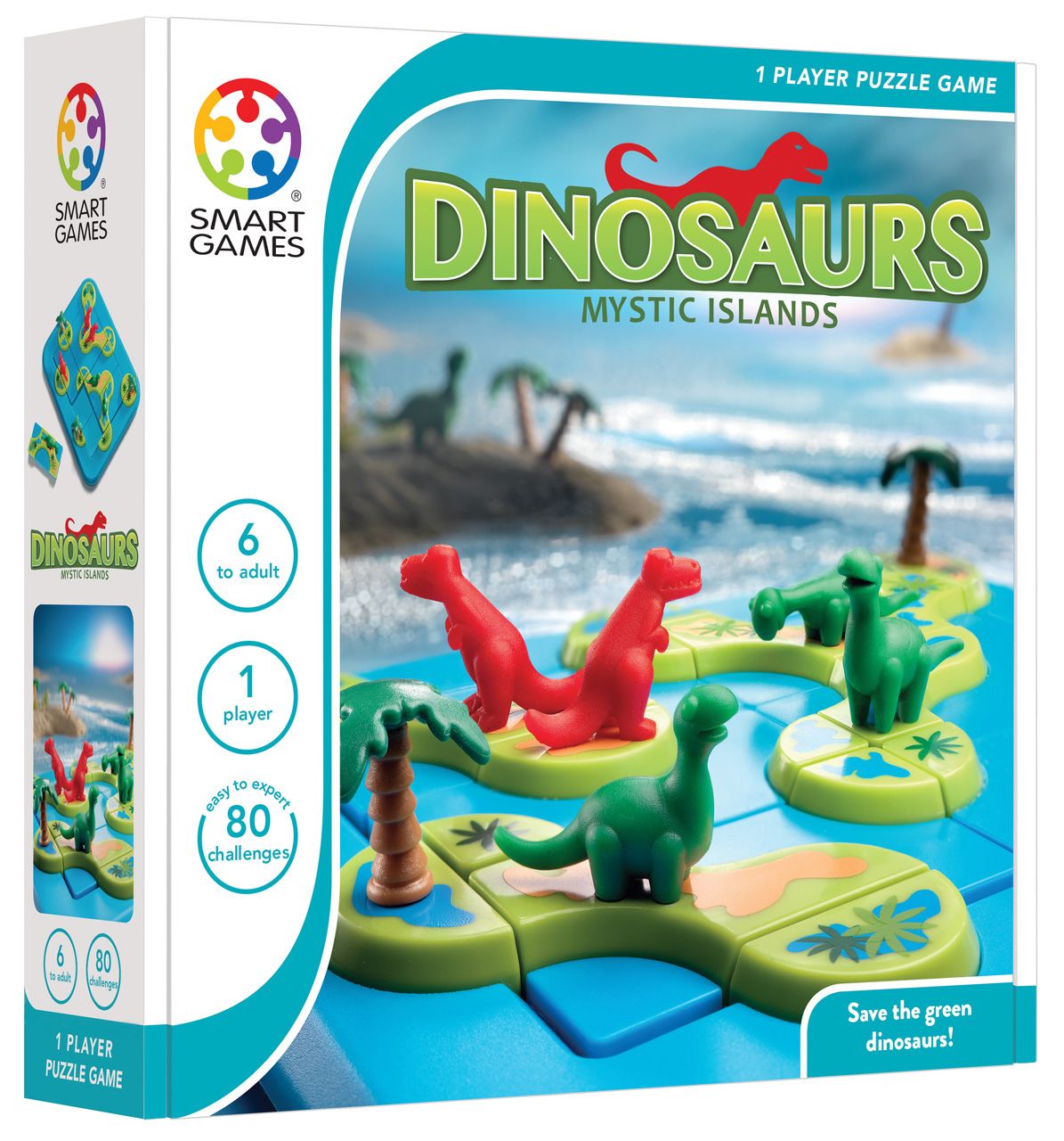 Smart Games Dinosaurs Mystic Islands - Educatief speelgoed - 6+ jaar