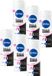 NIVEA Black & White Clear Anti-Transpirant Mini Spray - Original - 6 x 100ml