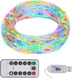 vidaXL Lichtslinger met 300 LED's, 30 m, Wit licht, Knipperfunctie