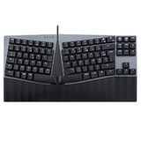 perixx PERIBOARD-335RD bekabeld toetsenbord, compact en ergonomisch, Tenkeyless, rode lineaire toetsen met laag profiel, programmeerbare macrotoetsen, Windows en Mac OS X, Franse AZERTY-lay-out