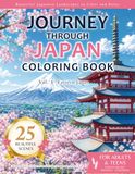 Journey Through Japan Coloring Book: Vol. 1 Eastern Japan