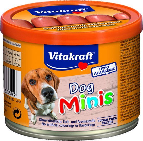 Vitakraft Hondensnack - Mini Rund - 12 stuks - Hypoallergeen