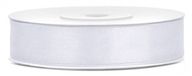 Merkloos Decoratie satijn sierlint - 3x - wit - 12 mm x 25 meter - Cadeaulint satijnlint - hobby/knutsel materiaal