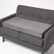 Unyqoos® Coussin d'assise confortable et ferme avec mousse orthopédique pour canapés 2 places