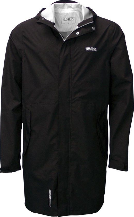 Pro-X Elements Heren Regenjas Trench - Zwart - Maat XL