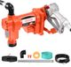 VEVOR Brandstoftransportpomp Benzine Diesel 12 V DC 75,7 L/min Slang & Mondstuk