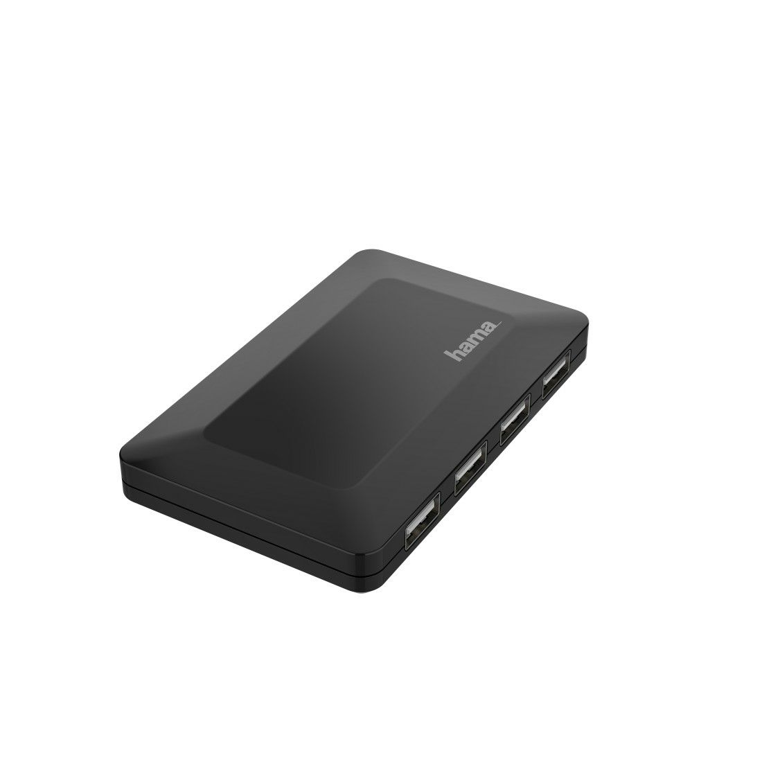 Hama USB 2.0 Hub - 4 Port - 480 Mbit/s - Black