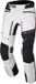 Macna Novac waterdichte motorfiets textiel broek - Heren - 4-seizoenen - Wit/zwart/rood - 2XL