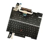 Zahara Frans vervangend toetsenbord voor Lenovo ThinkPad T490s, toetsenbord met achtergrondverlichting