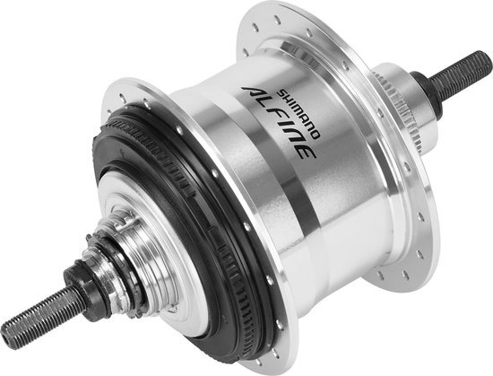 Shimano Alfine SG-S7001 naaf voor schijfrem 11s zilver Uitvoering 36-gaats