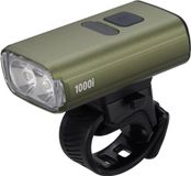 BBB Cycling NanoStrike 1000i Lampe de vélo – 1000 Lumen – Rechargeable par USB – Durée de combustion : 42 heures – Étanche à la pluie IPX6 – Éclairage de vélo puissant pour vélo de course et VTT – Vert - BLS-263i