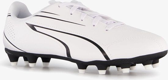 Puma Vitoria FG Kinderen Voetbalschoenen - Wit - Maat 33
