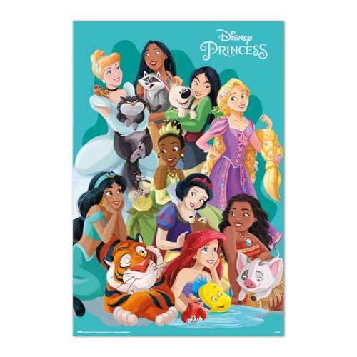 Grupo Erik Disney Prinses and Pets poster - 36 x 24 inch / 91,5 x 61 cm
