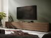 KINGSTON meuble TV-HiFi 2 portes battantes 210 cm noyer
