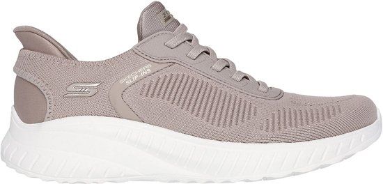 Skechers Slip-Ins Bobs Sport Squad Chaos Sneakers Dames - Beige - Maat 42