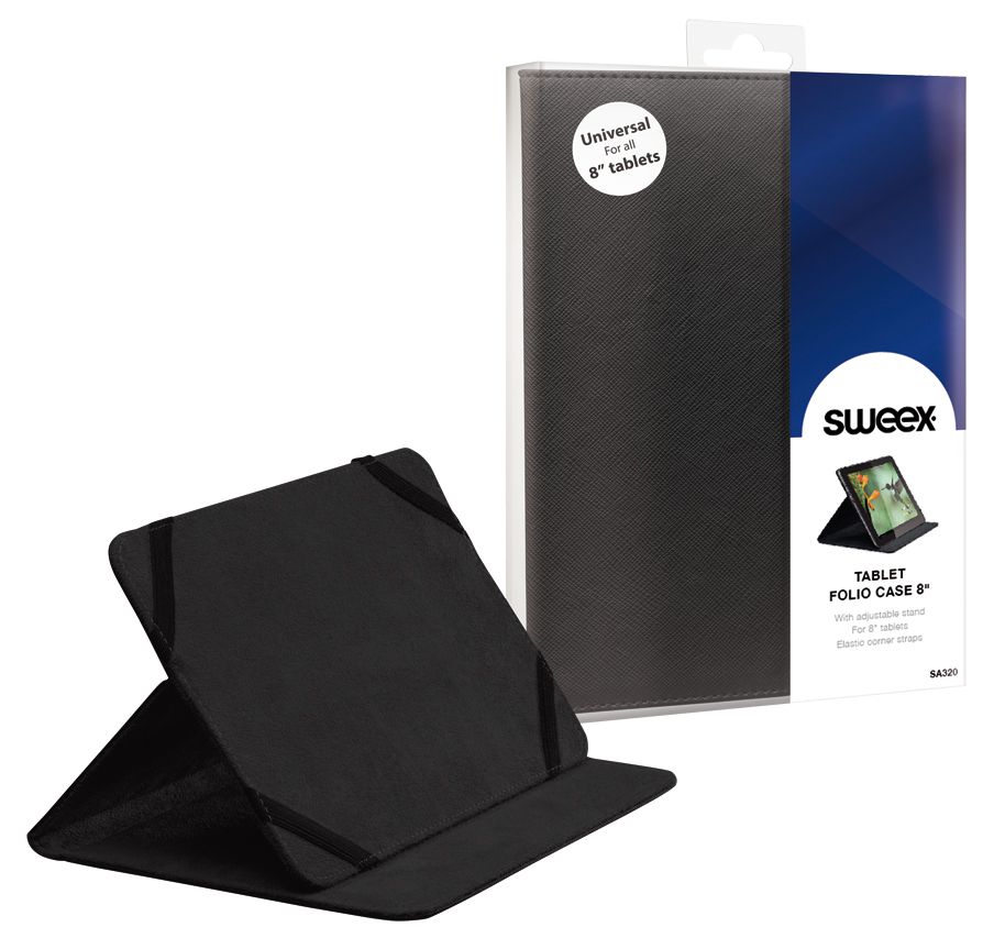 Sweex Tablet Folio Case 8" / - / - / Black