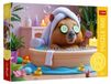 Puzzle 160 pièces - Capybara dans le spa - Dimensions 410 x 275 mm - À partir de 15 ans