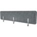 Écran acoustique gris chiné + pinces