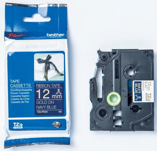 Brother TZE-R234 Laminated Tape Black