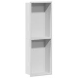 vidaXL Douche Niche Wit Roestvrij staal 60 x 20 x 9,5 cm
