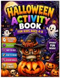 Halloween Activity Book for Kids Ages 4-8: A Spooky Collection of Creative Challenges and Screen-Free Halloween Fun