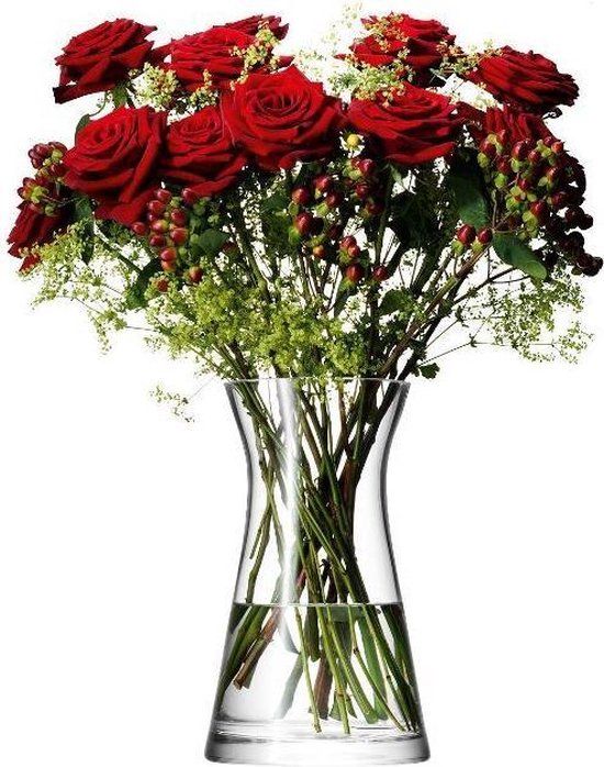 LSA Flower Vaas - 29cm - Helder Glas - Rond - Modern