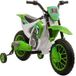 Vélo de moto électrique vert pour enfants 106,5x51,5x68 cm