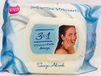 Dealo Lingettes démaquillantes 3 en 1, enlèvent le maquillage, hydratent, nettoient sans alcool 30 pièces