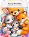Fuzzy Friends: A Cute Animal Coloring Book