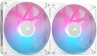 CORSAIR iCUE LINK RX140 RGB Starter Kit White - 2x 140mm Case Fan - White