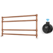 Sèche-serviettes électrique Wame - Avec thermostat connecté - 120 x 53 cm - Cuivre brossé - 600 W