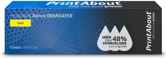PrintAbout Toner 006R04359 Geel | Geschikt voor Xerox C315 | Huismerk