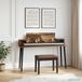 vidaXL - Studiobureau - Oud Hout - 130 x 36 x 19,5 cm