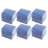 Hostelnovo - 600 stuks blauwe tafelservetten - wegwerppapier - micropunt - 10 x 10 cm (gevouwen) en 20 x 20 cm (opengeklapt) - ideaal voor catering-evenementen, bars en feesten