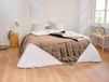Toison d'or Denali plaid, 150 cm x 200 cm, maat, taupe
