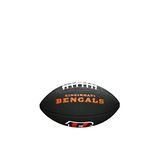 Wilson Minivoetbal met NFL-teamlogo, zwart - Cincinnati Bengals