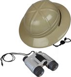 Ravensden Safari Jungle Helm voor Kinderen - Verrekijker set - Kunststof