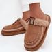 Erlom Femme Pantoufles doublées Isolées Chaussons à enfiler Pantoufles Marron Taille 36/37
