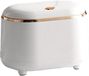 Mini poubelle avec fermeture à clic, convient aux salles de bain, petite poubelle en plastique pour table