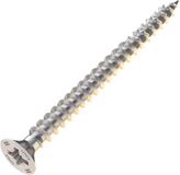 Deltafix Spaanplaatschroeven 4.0 x 25mm RVS-A2 Platkop Pozidriv 22 stuks