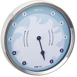 TFA Dostmann Analoge Getijdenklok, 60.3029.06, Blauw, 22 cm