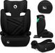 Lionelo Hugo i-Size Autostoel – 100-150 cm – ISOFIX & Gordel – Verstelbare Hoofdsteun – Geavanceerde Zijbescherming – Memory Foam – Wasbare Bekleding – Groeit Mee – Comfortabele Zitting – i-Size Norm R129