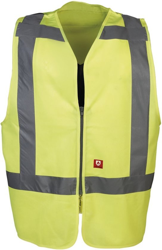 Sioen Solaka Signalisatie gilet Fluo Geel maat XL