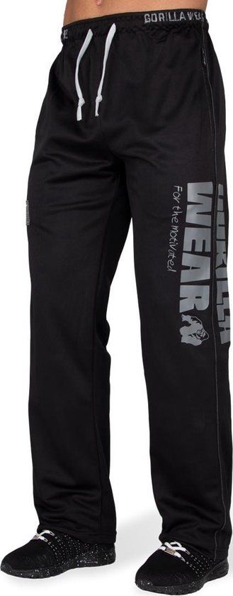 Gorilla Wear Logo Mesh Trainingsbroek - Zwart - XXL
