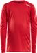 Craft Rush Running Longsleeve Kinderen - Rood | Maat: 146/152