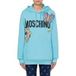 Moschino Sweat à capuche Animaux Patch Bleu