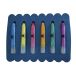 Eurekakids Craies de bain - Couleurs pour dessiner dans le bain - 6 pièces - Craies avec système de rotation - Support inclus