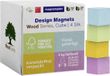Magnetoplan Magneet Cube 4 stuks Roze, Lichtoranje, Lichtgroen, Lichtblauw 20x20x20 mm