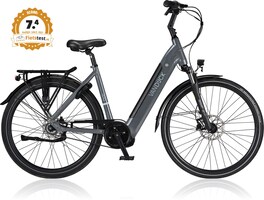 VanDijck Leto 8 Belt Dames E-bike - Silver Blue Mat - 2022 - 56cm